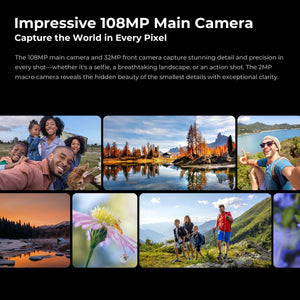 Oukitel WP200 Pro rugged 5G smartphone with 108MP ultra-clear main camera for professional photography