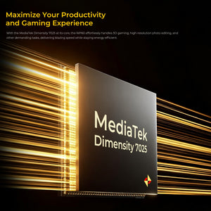 Oukitel WP60 rugged phone powered by MediaTek Dimensity 7025 processor, delivering fast performance, smooth gaming, and efficient multitasking.